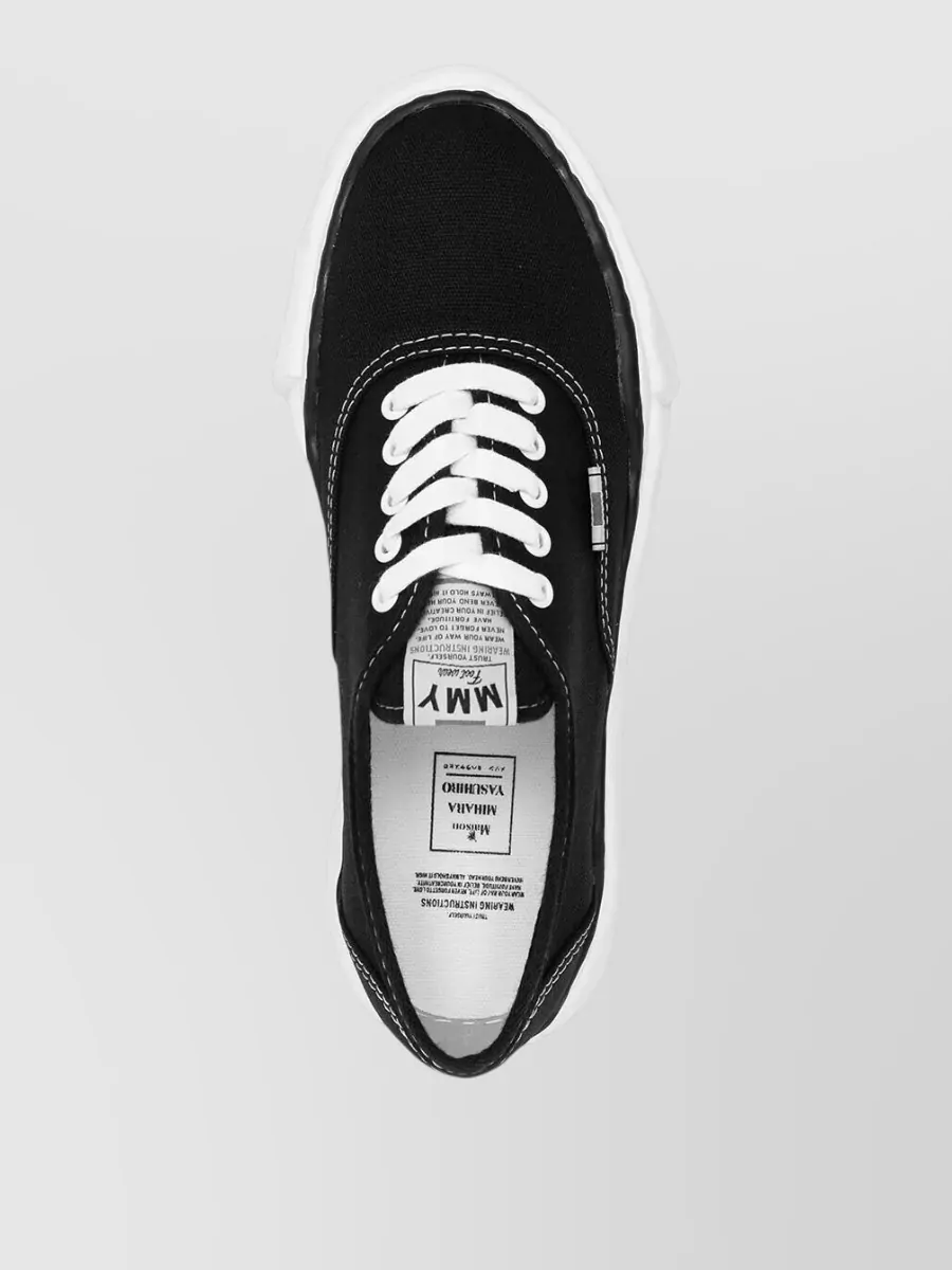 Maison Mihara Yasuhiro Cotton Low-Top Sneakers