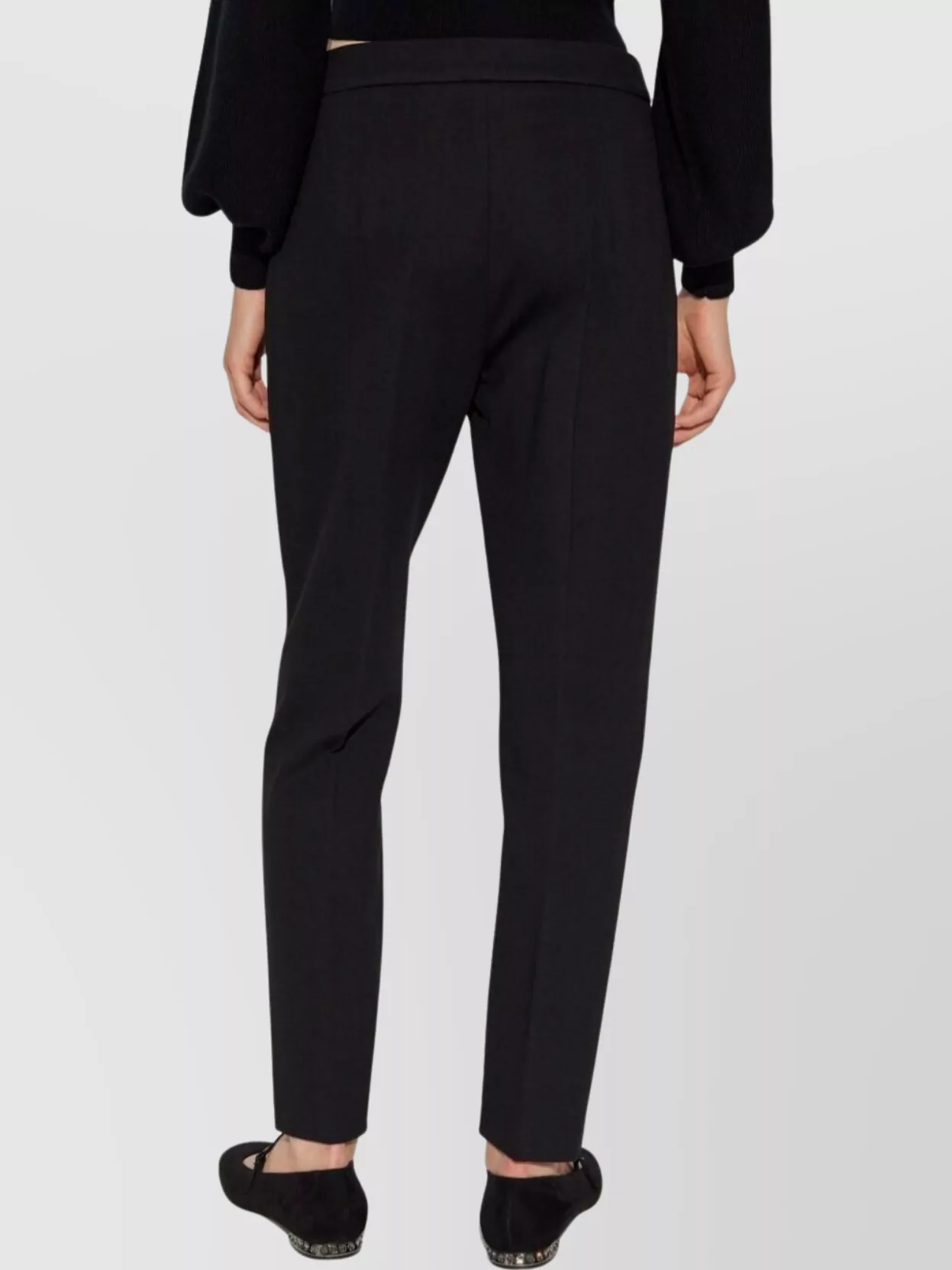 Max Mara Trousers With Belt Loops And Tapered Leg