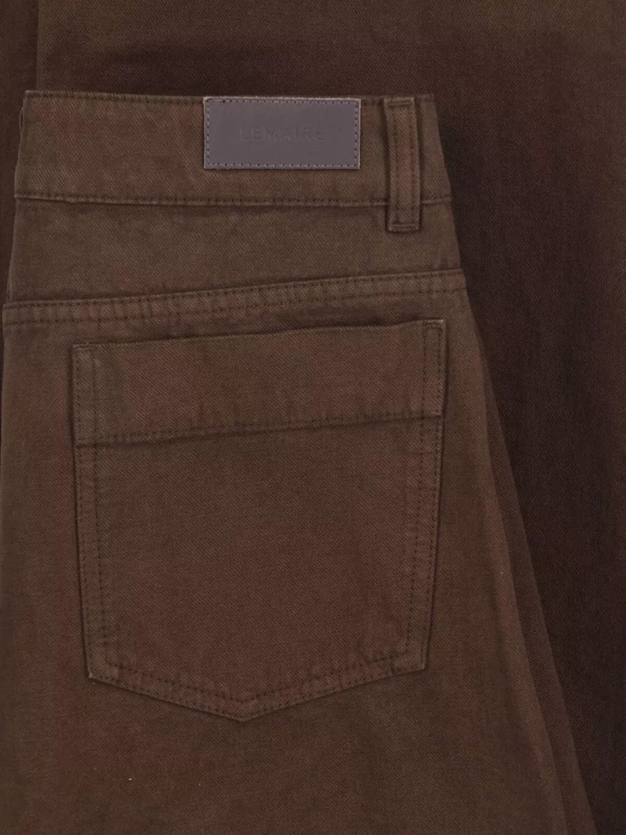 Lemaire Cotton Straight-Leg Wide-Leg Trousers