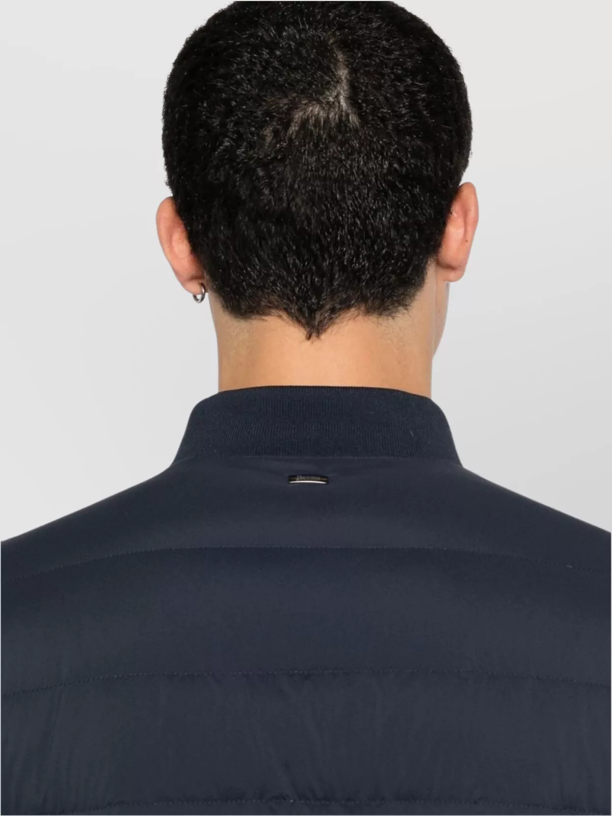 Herno Short Down Jacket Baseball Collar