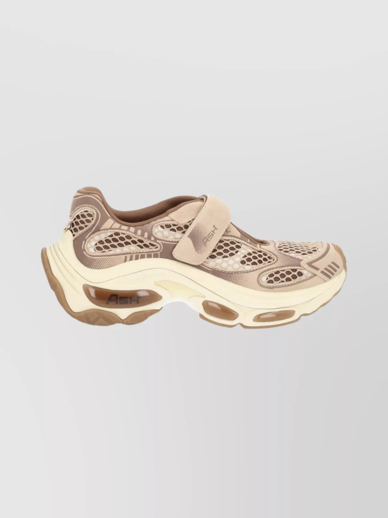 Ash Suede Sneakers Mesh Upper Design