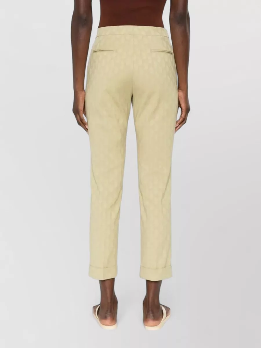 Etro Cropped Jacquard Suit Trousers