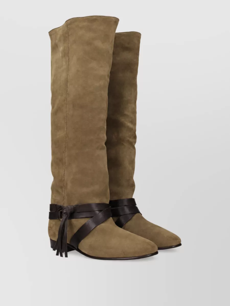 Isabel Marant leather over-the-knee boots