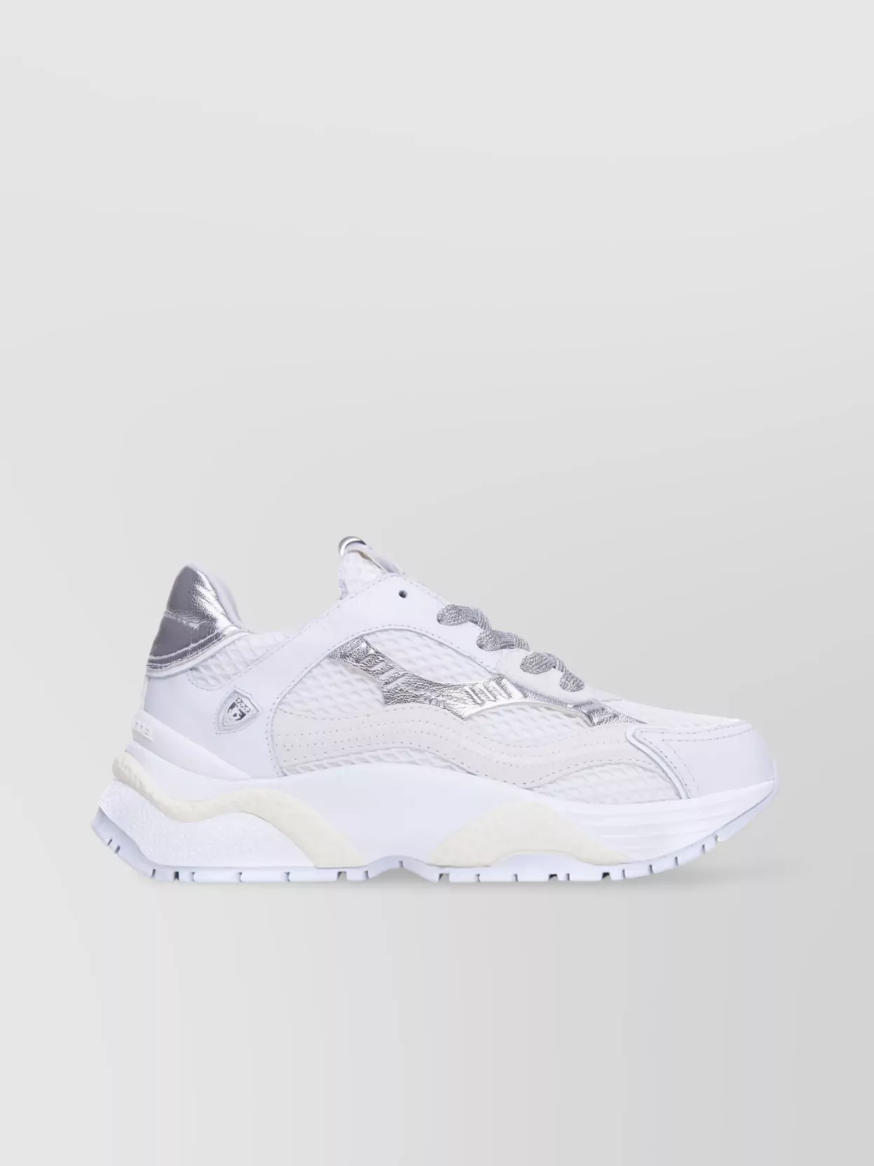 Philippe Model Low Top Leather And Fabric Sneakers