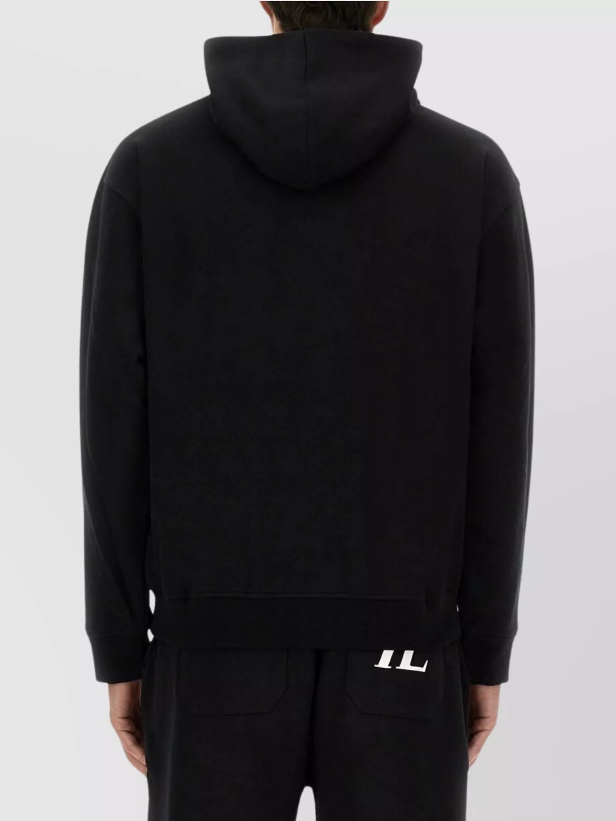 Helmut Lang Embossed Logo Hooded Sweatshirt