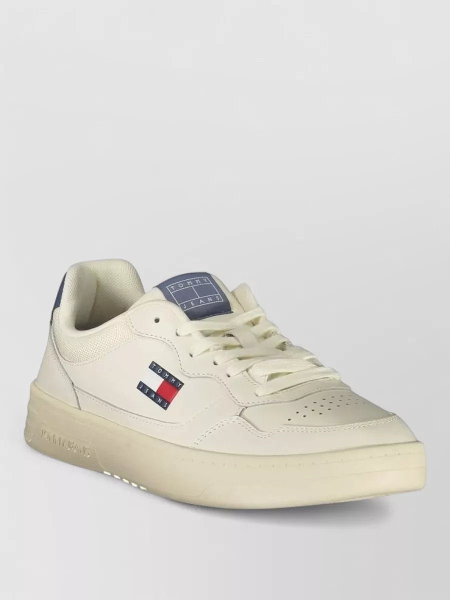 Tommy Hilfiger leather lace-up sneakers