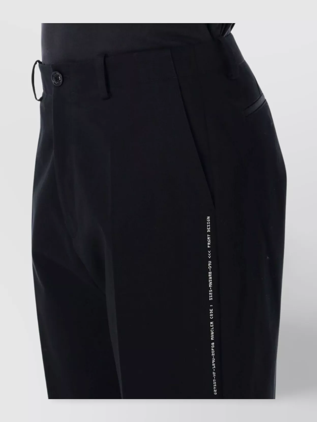 Moncler Genius Trousers Belt Loops Side Back Pockets
