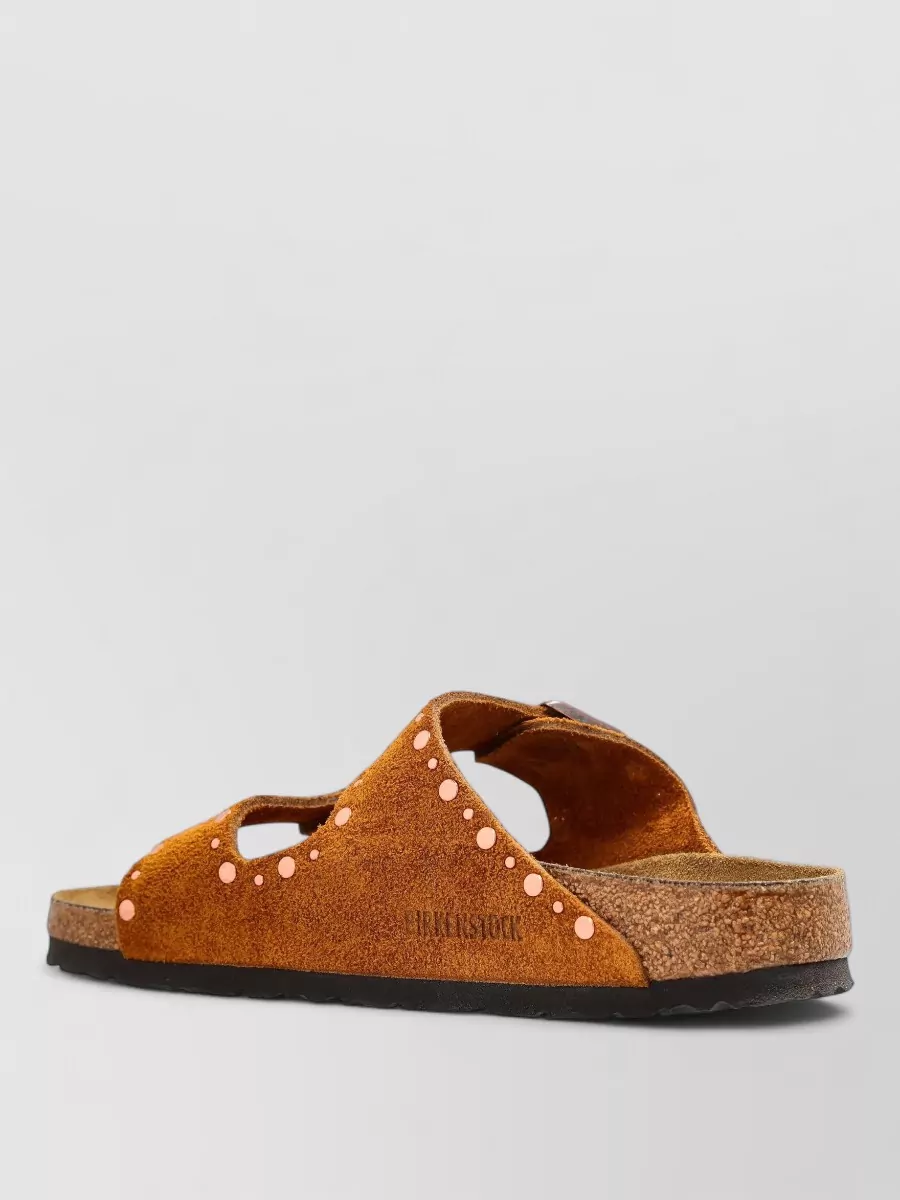 Birkenstock Suede Leather Studded Sandals