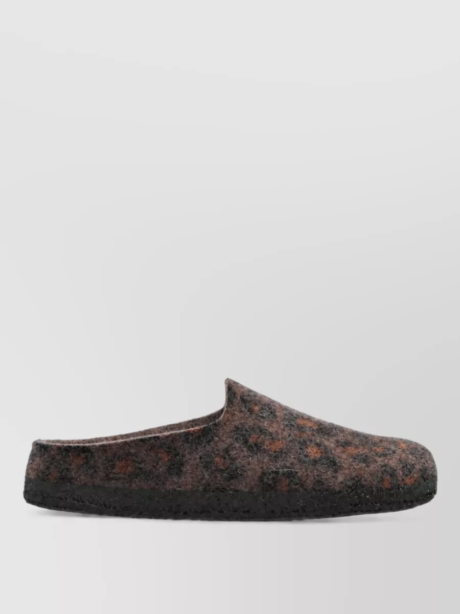 Birkenstock Leopard-Print Felt Mules