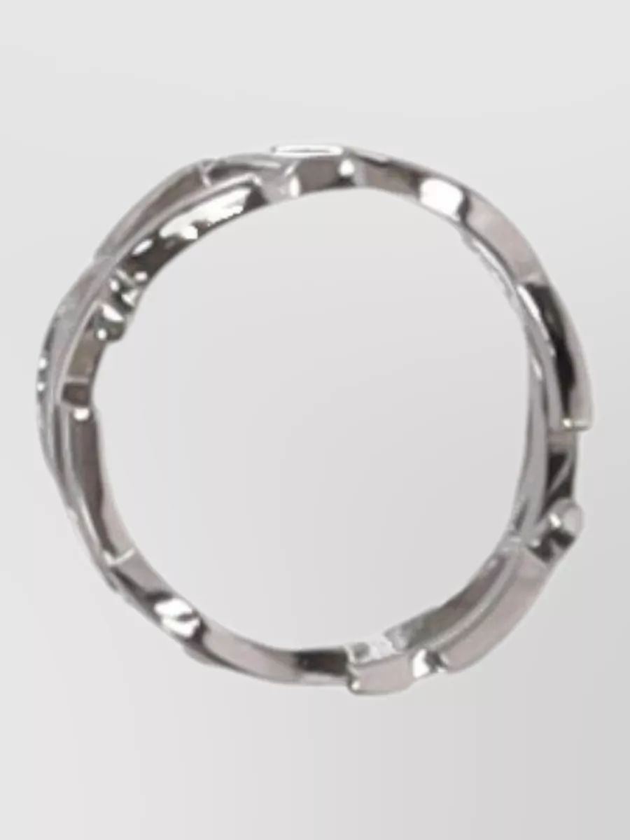 Saint Laurent Metal Cassandre Ring