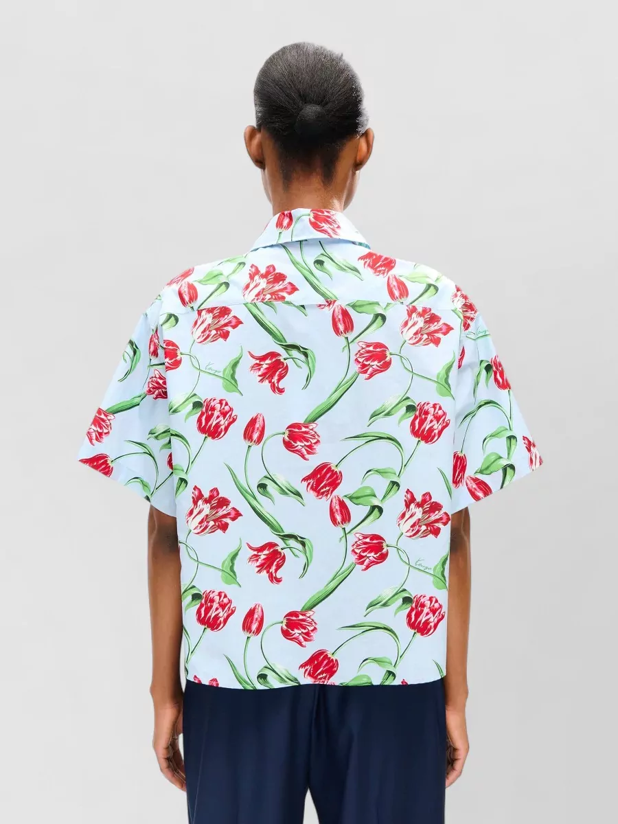 Kenzo Cotton Single-Breasted Shirt
