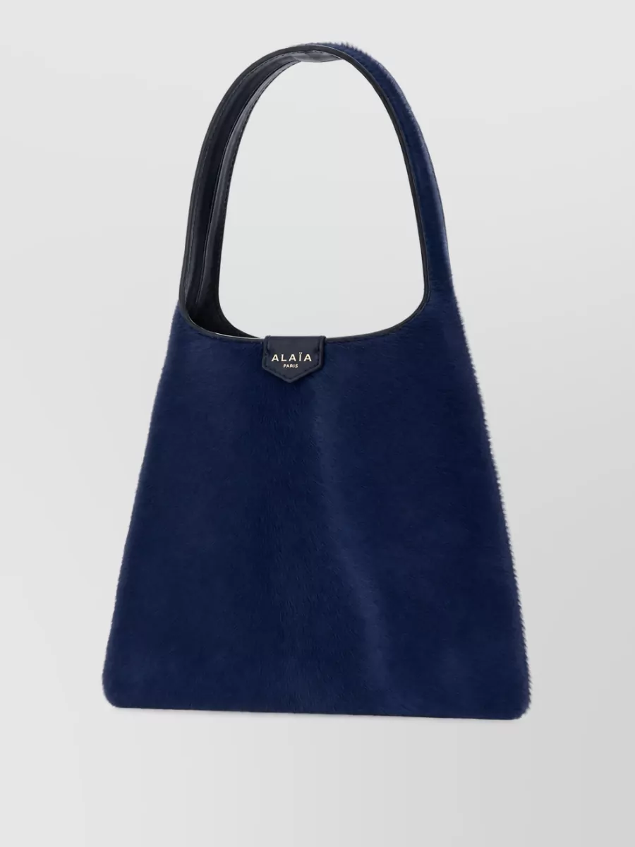Alaïa leather tote bag