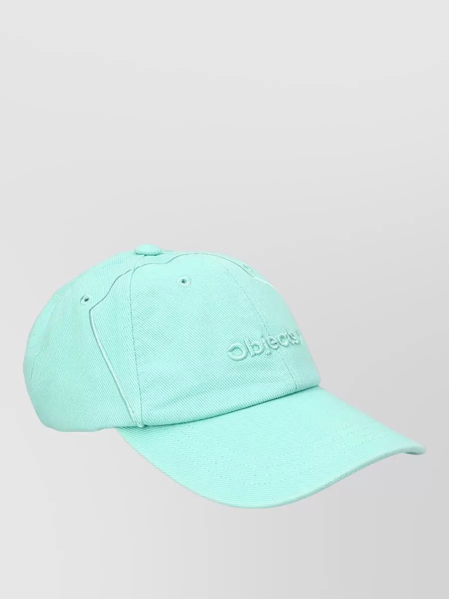 Objects Iv Life Cotton Logo Embroidered Baseball Cap