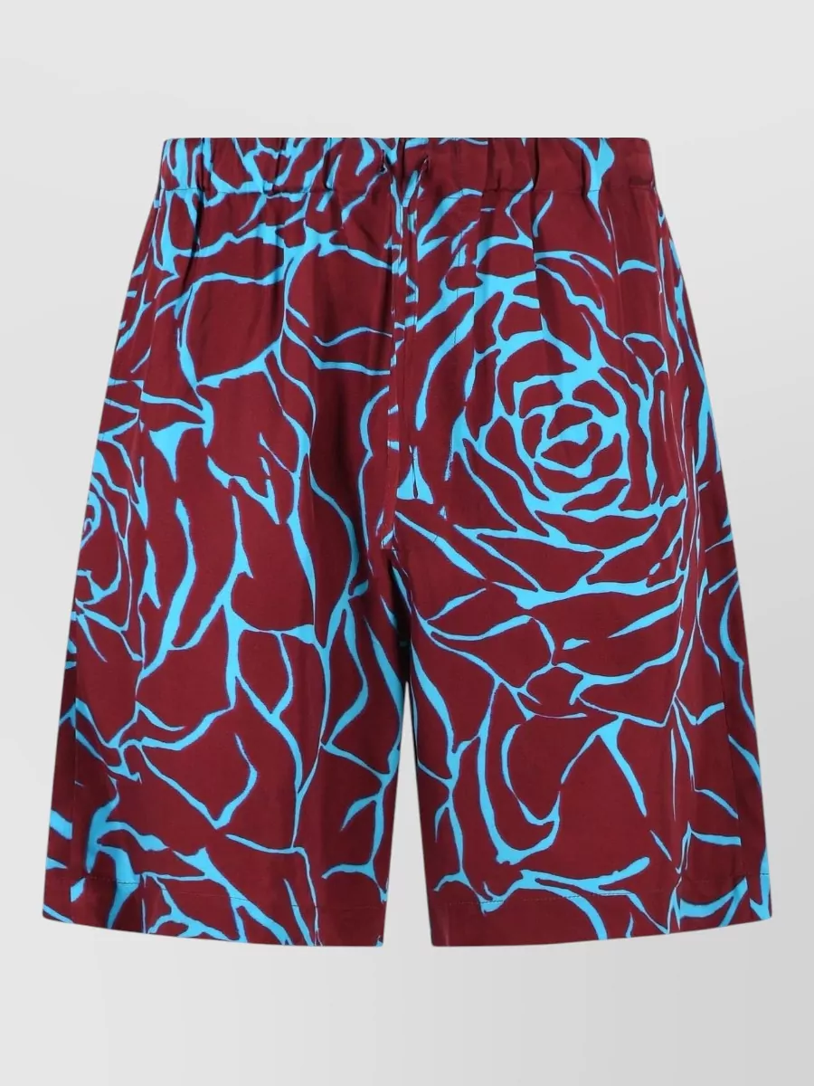 Dries Van Noten leather swim shorts