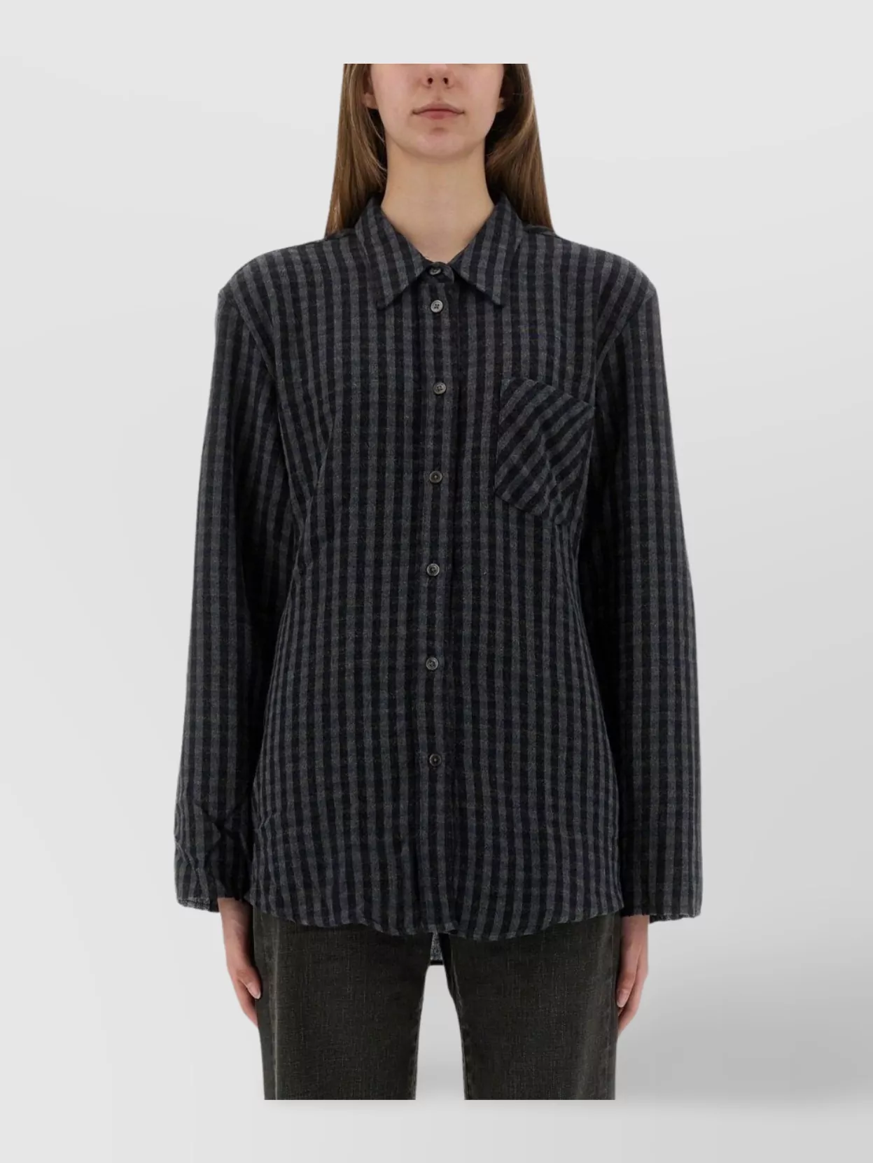 Our Legacy Shirt Striped Collared Chest Pocket
