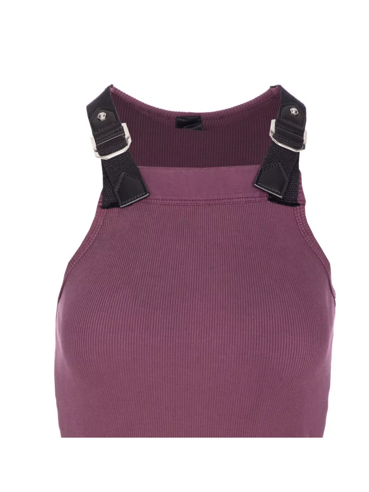 Pinko Balloon Skirt Buckle Straps Dress
