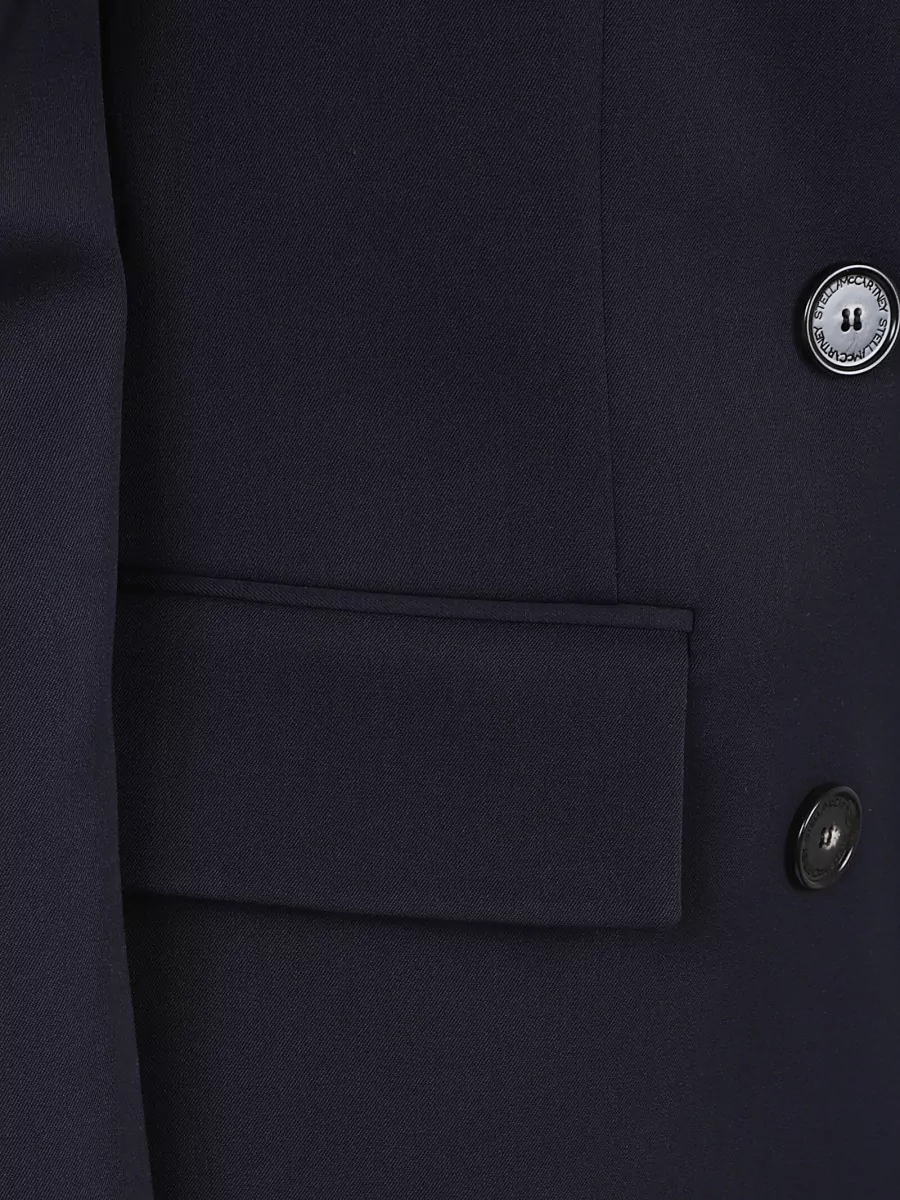 Stella Mccartney Slim Jacket Double Breasted Tailoring Lapel
