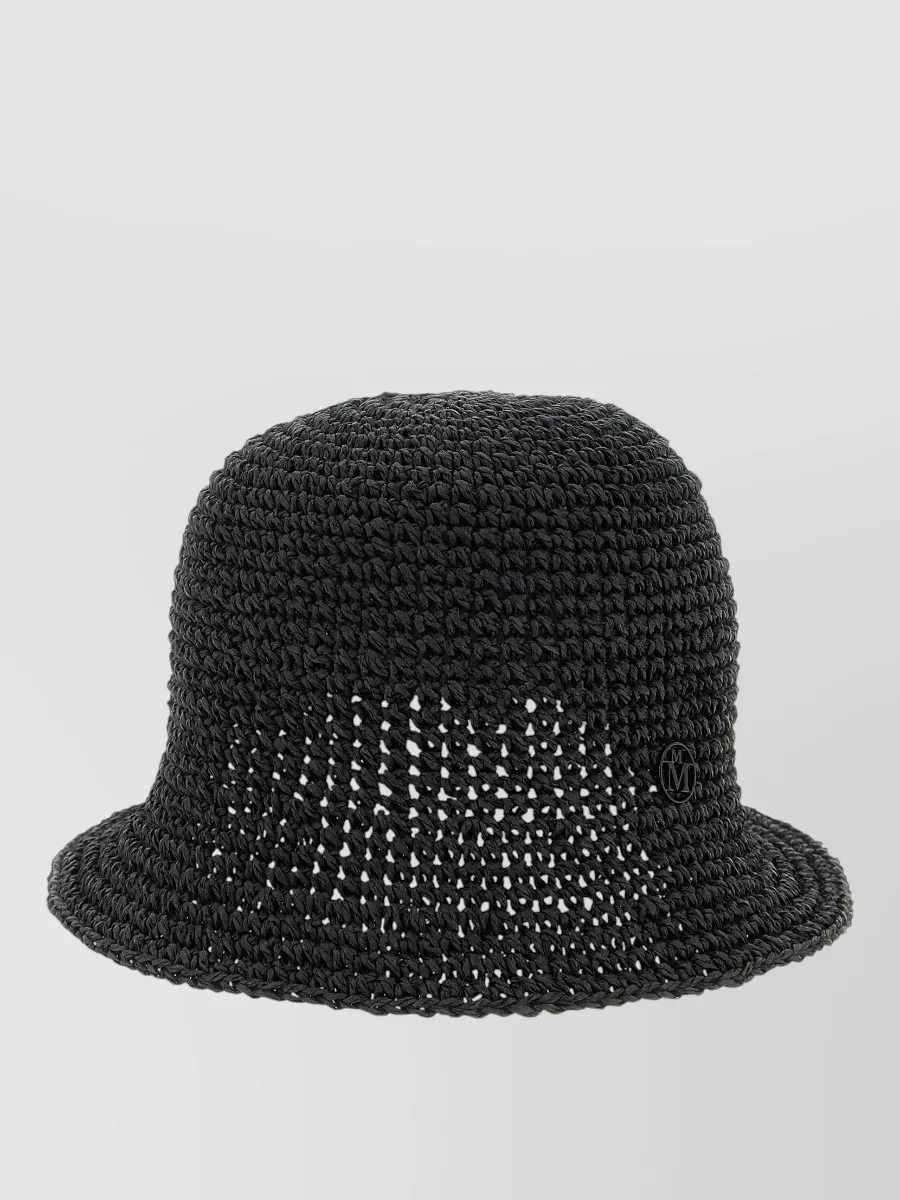 Maison Michel Pablo Crochet Hat Wide Brim Design