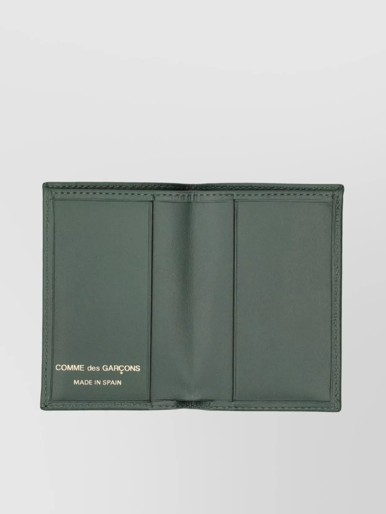 Comme Des Garçons Leather Bifold Wallet Compact Design