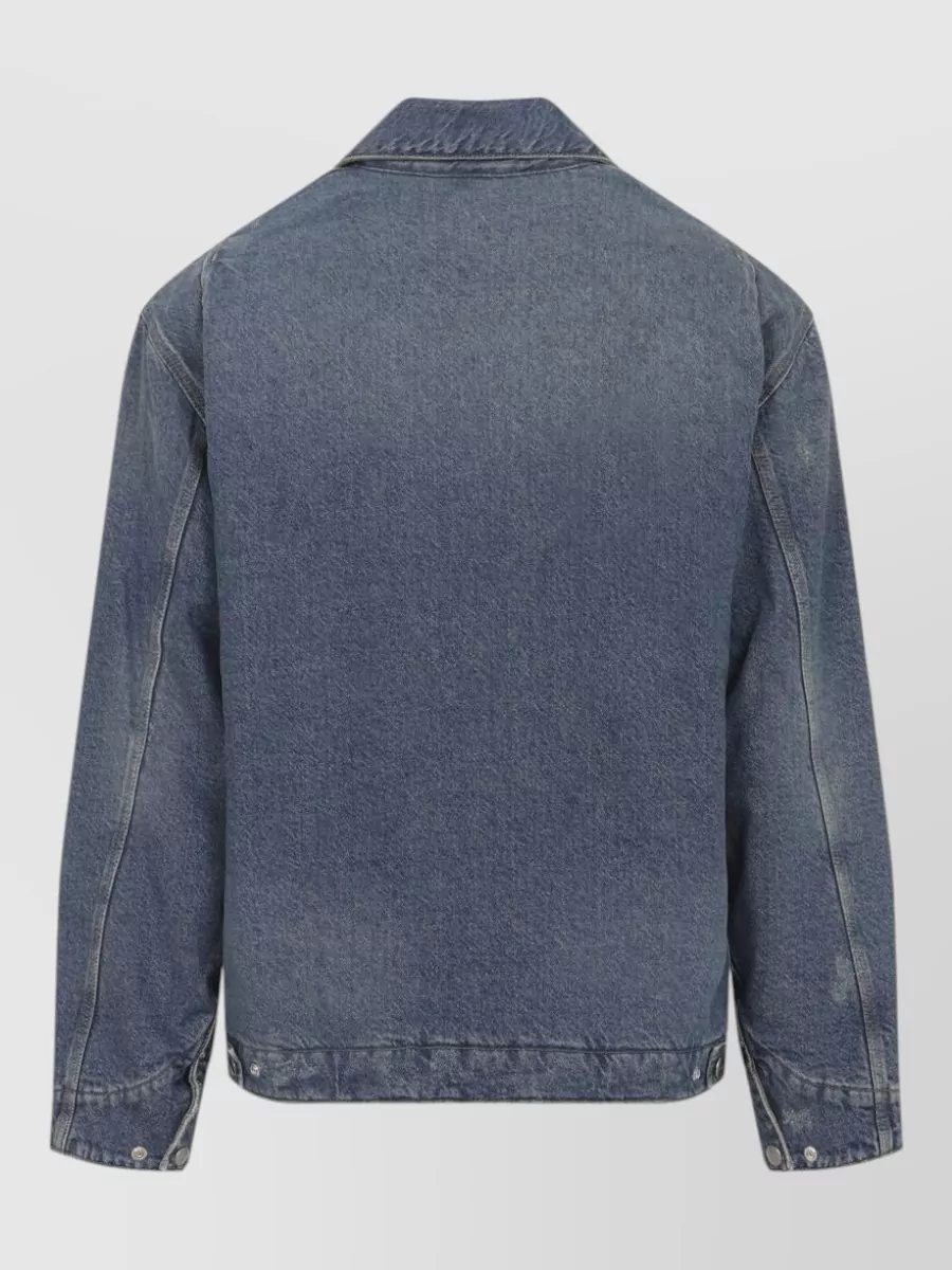 Carhartt Wip Detroit Denim Jacket Point Collar Buttoned Cuffs