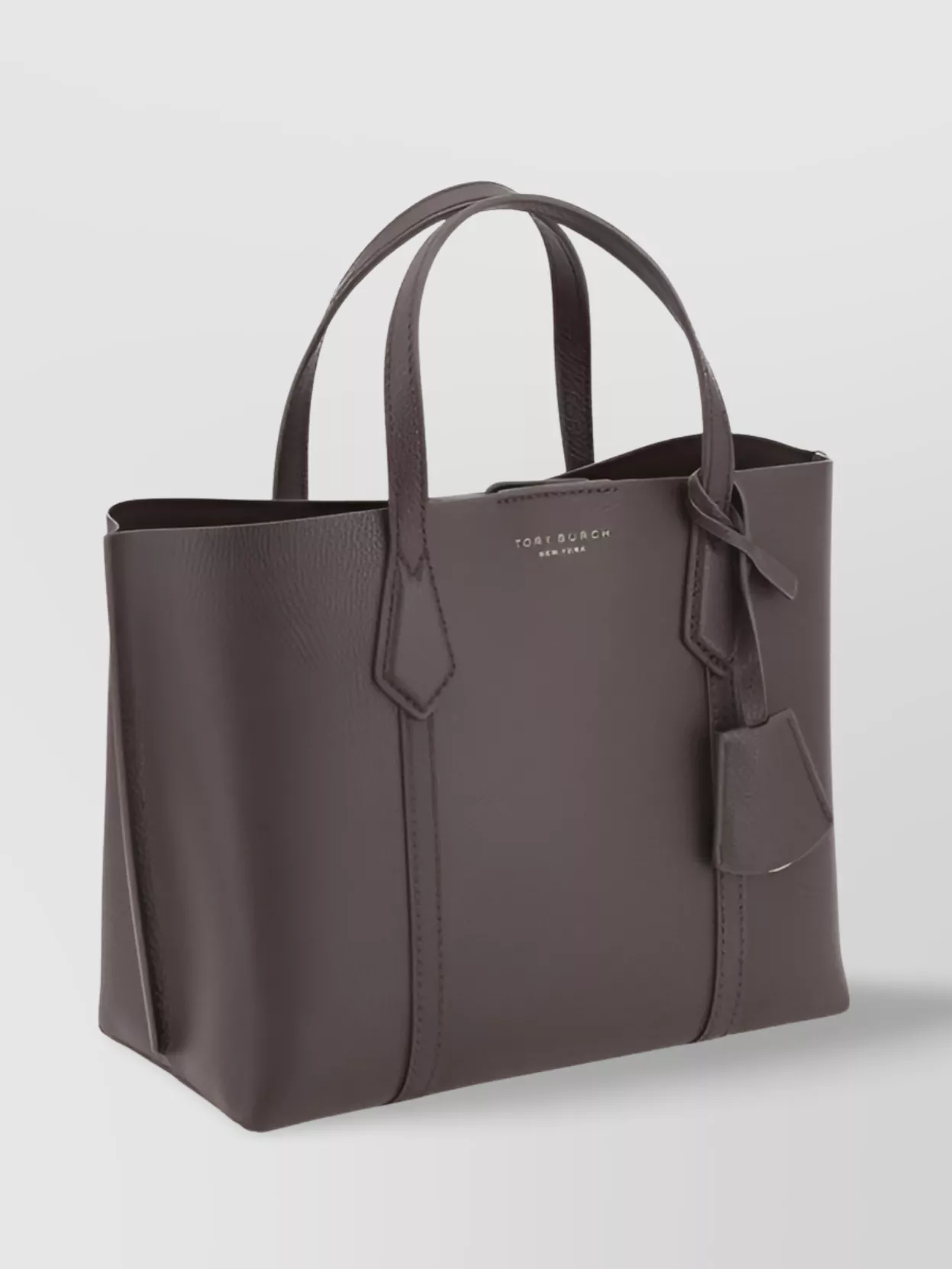 Tory Burch Structured Top Handles Detachable Strap Tote Bag
