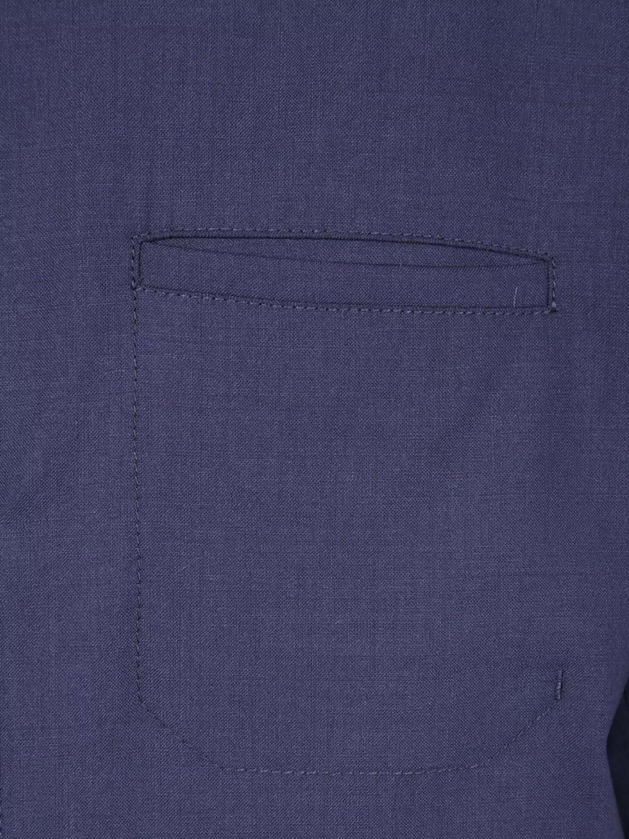 Herno Long Sleeve Collared Shirt Jacket With Pocket In Blue