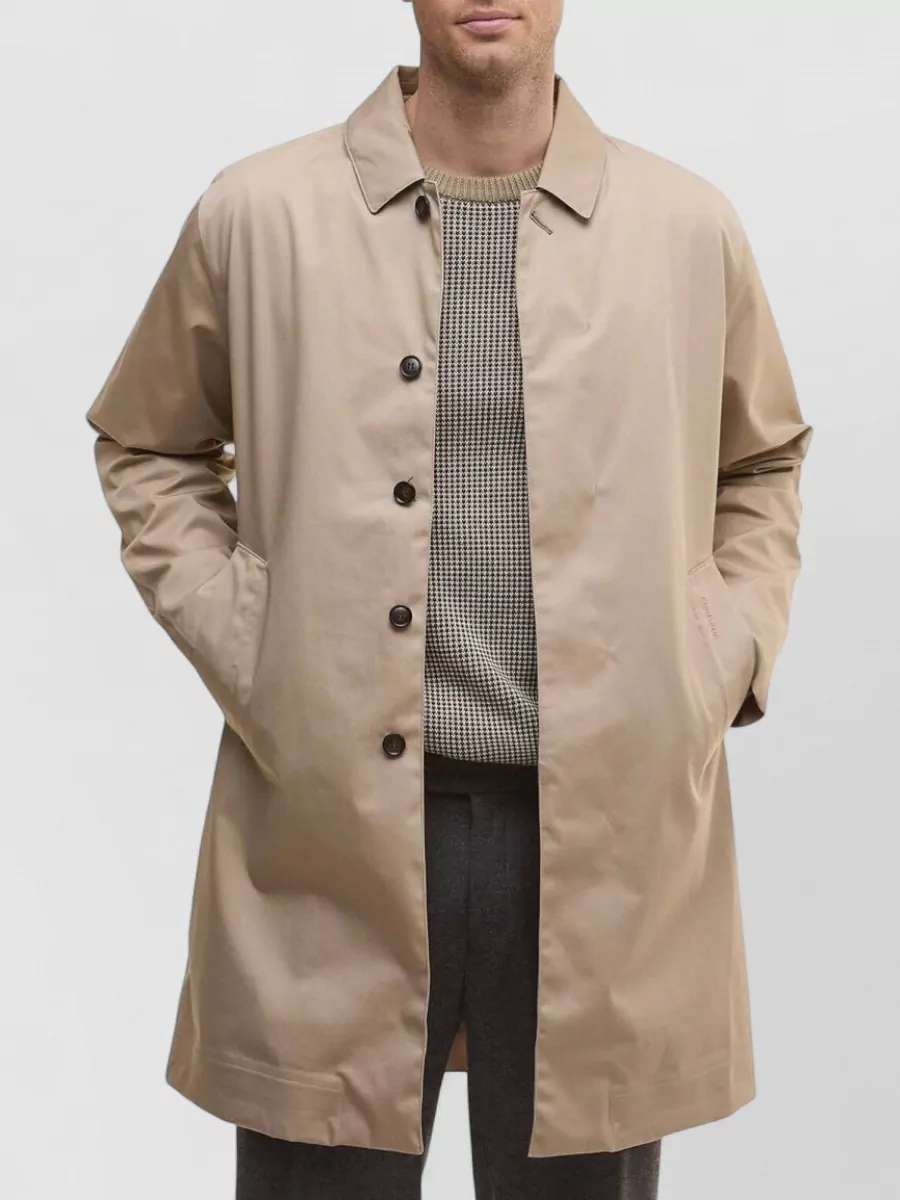 Barbour Long Collared Jacket Lorden Side Pockets