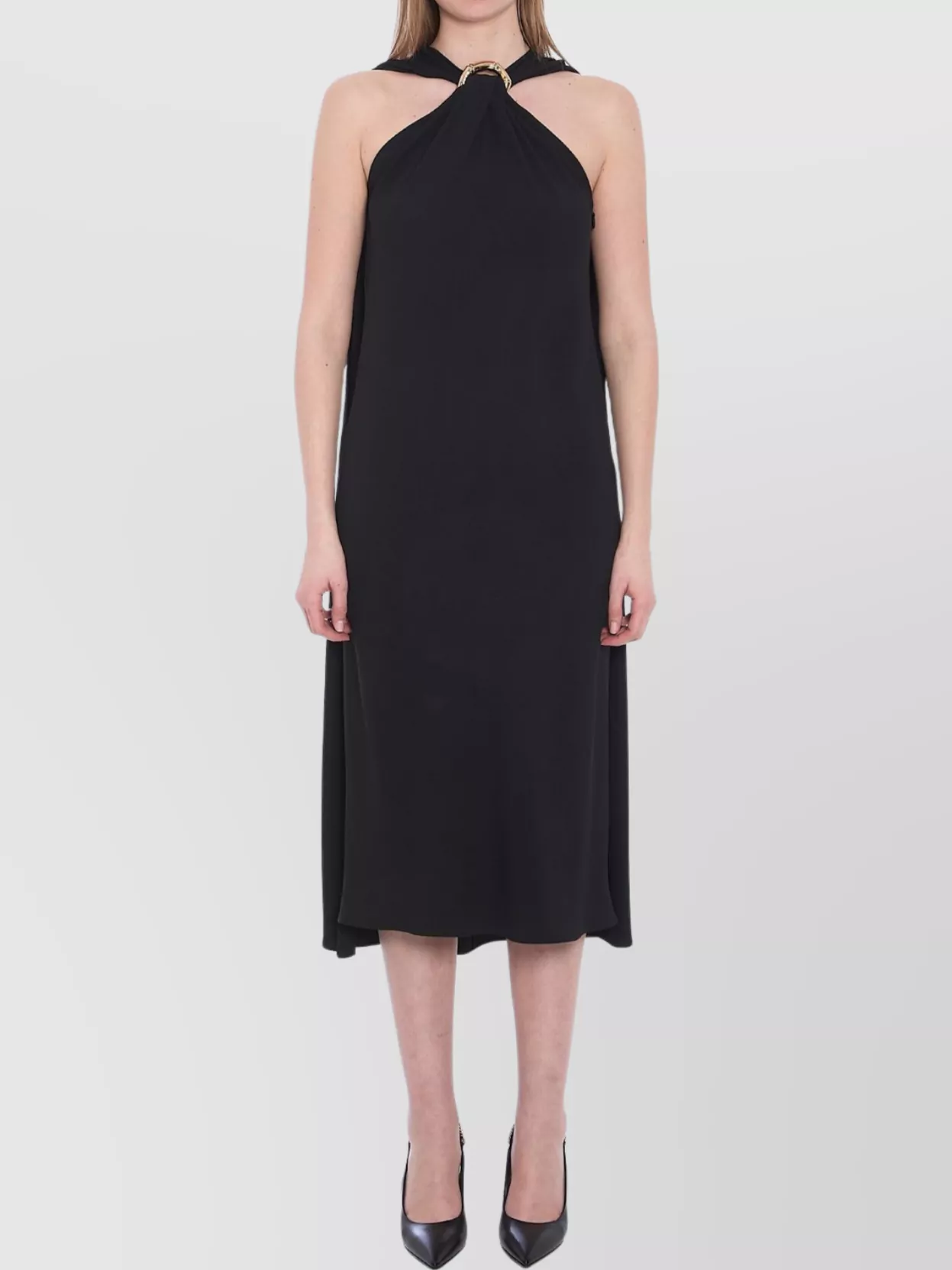 Gucci Evening Dress With Metal Necklace Detail