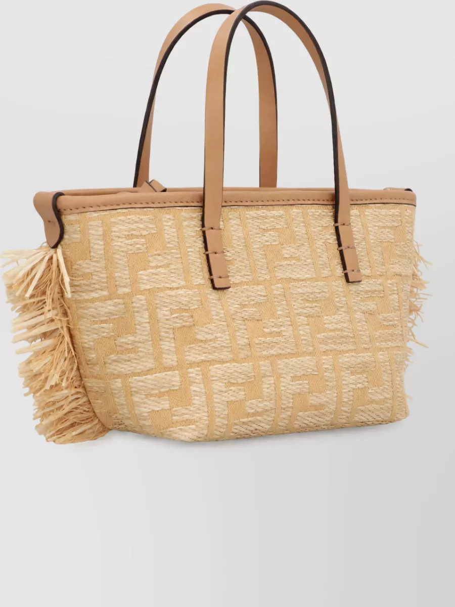 Fendi Mini Leather Beach Bag