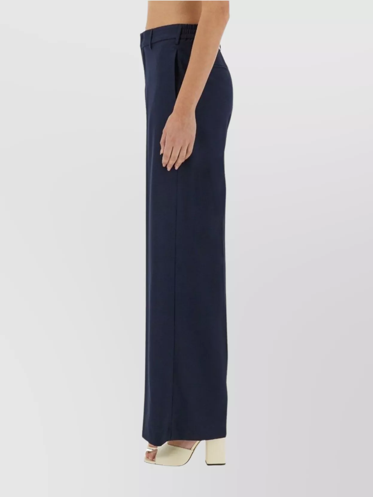 Shop Pt Torino "lorenza" Wide Leg Trousers