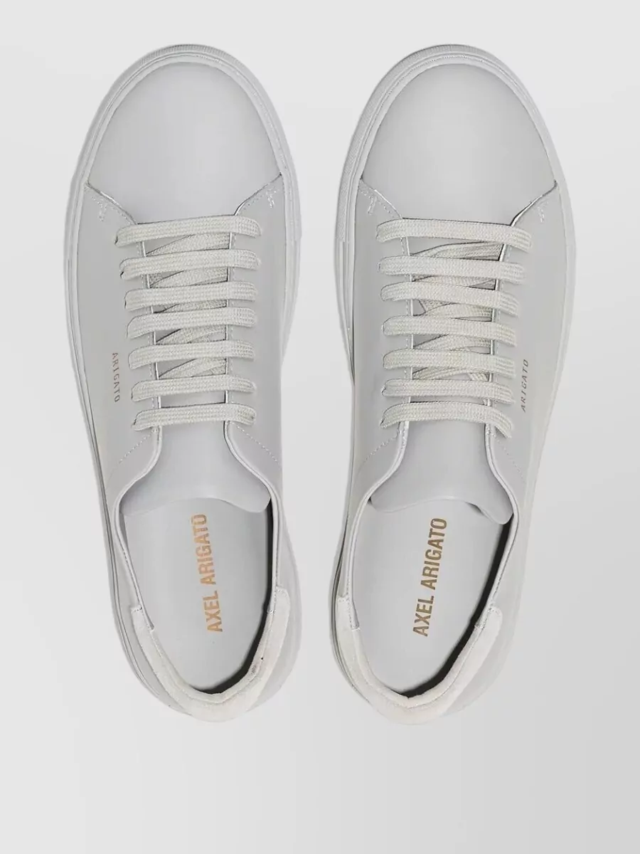 Axel Arigato Low-Top Sneakers With Rubber Sole And Suede