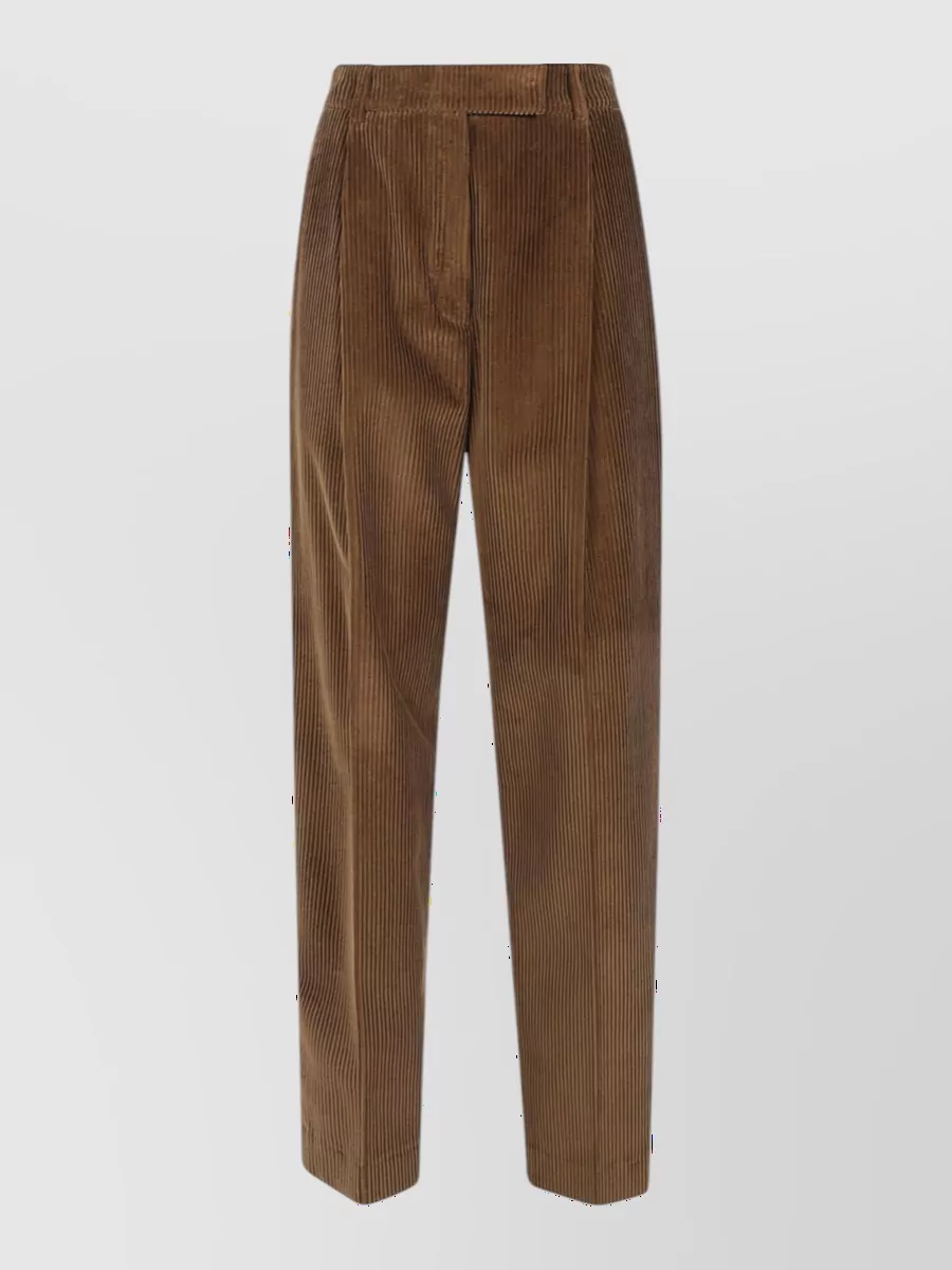 Róhe corduroy straight-leg tailored trousers