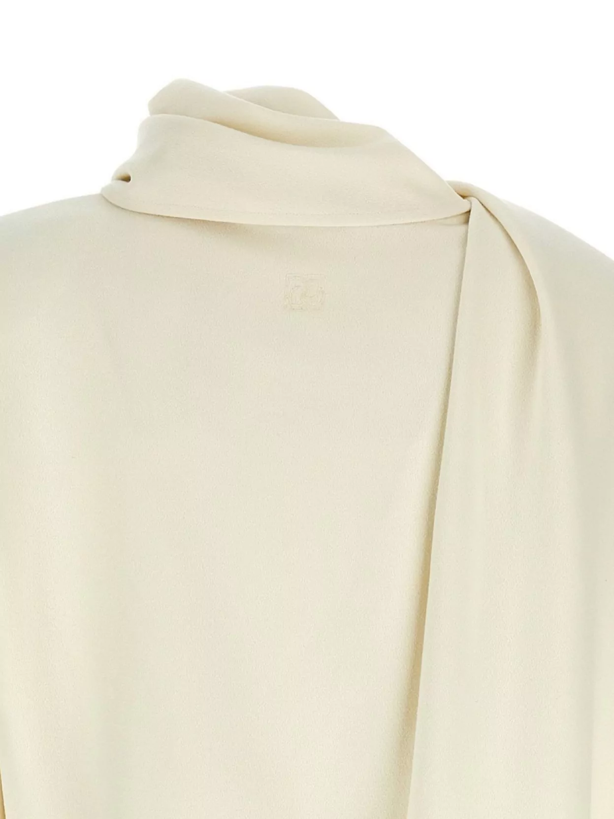 Magda Butrym Asymmetric Sweatshirt With Long Scarf Detail