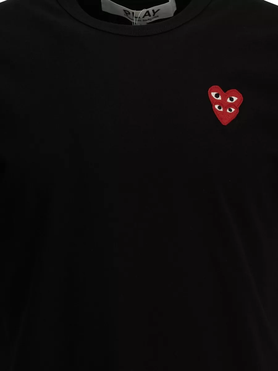 Comme Des Garçons Play Cotton Crew-Neck T-Shirt