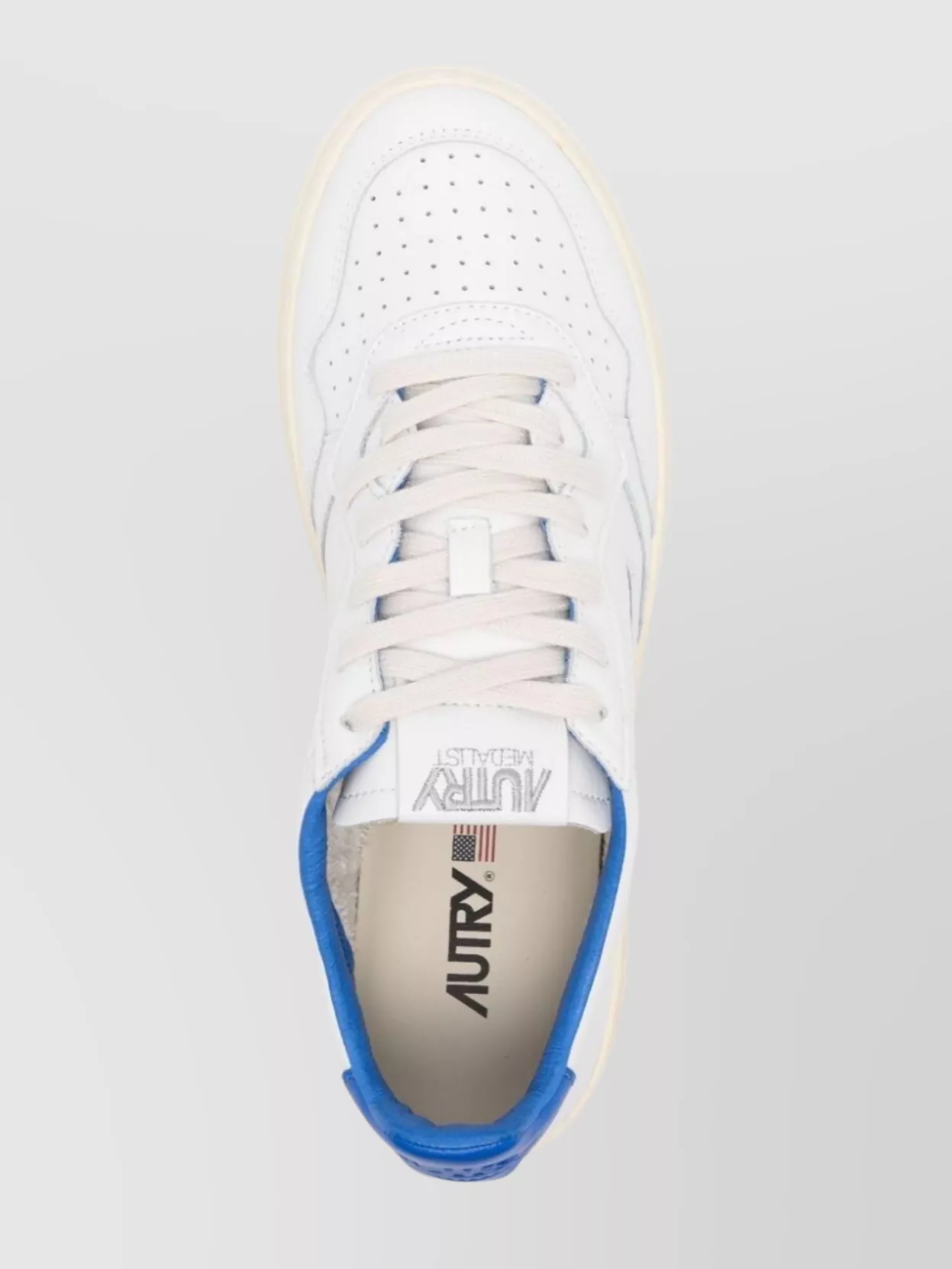 Autry Low Leather Sneakers With Contrasting Elements