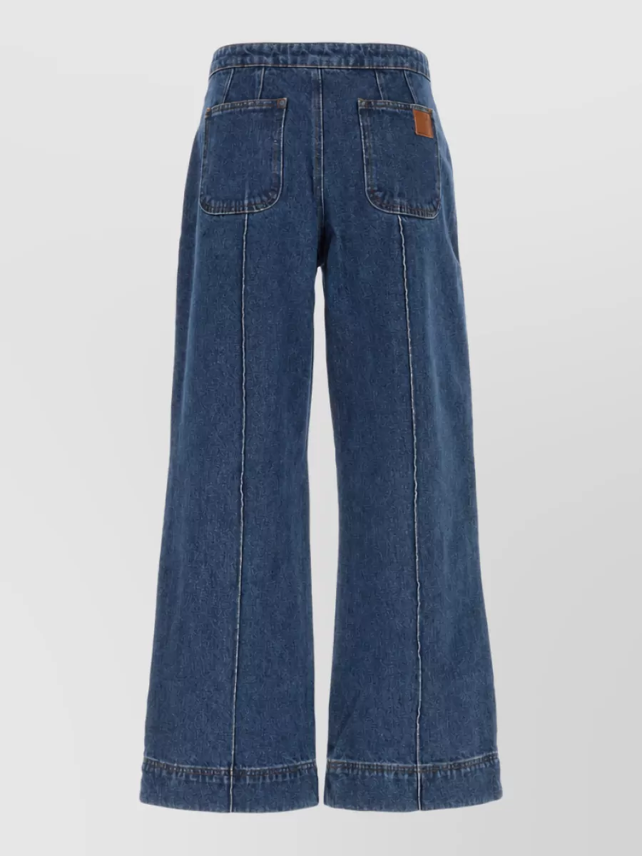 Soeur Denim Wide-Leg Jeans