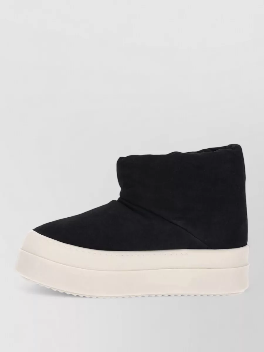 Rick Owens Leather Slip-On Sneakers