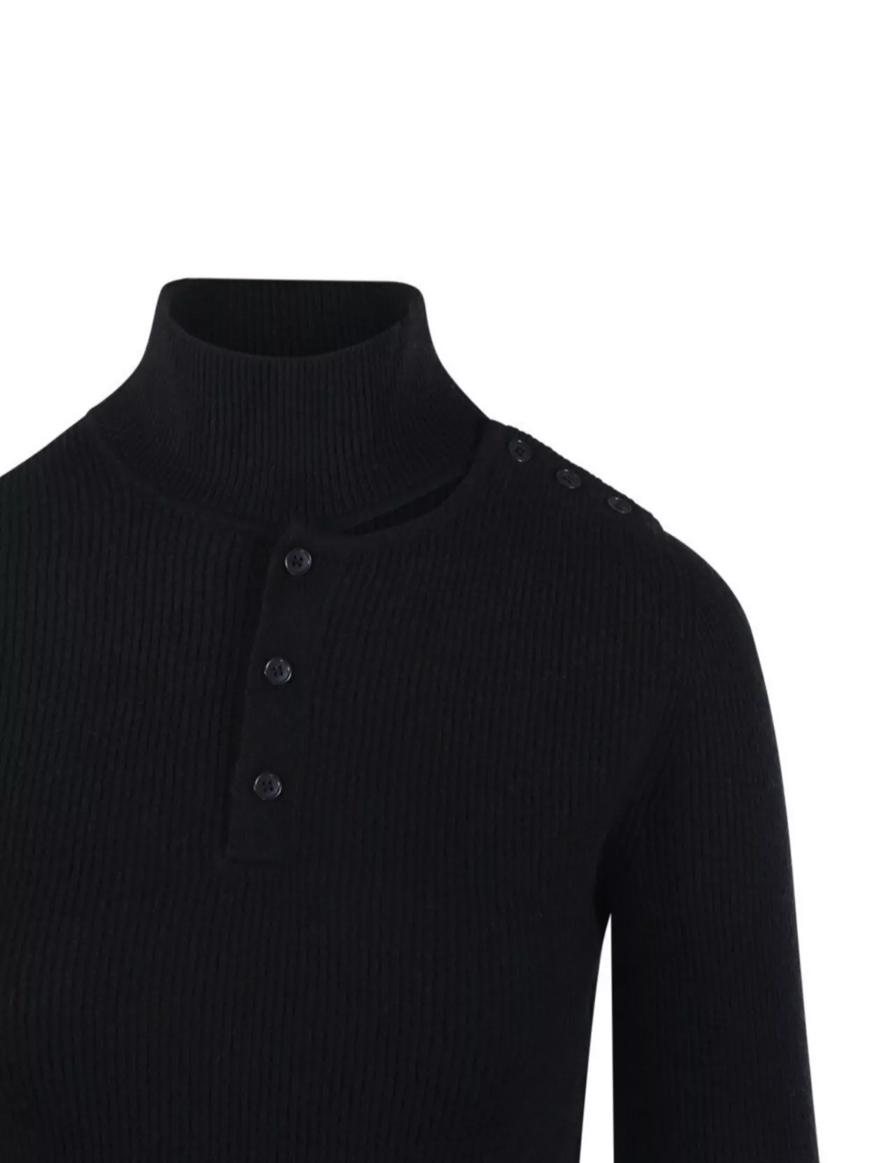 Federica Tosi Knitwear With Button Detail And High Neck
