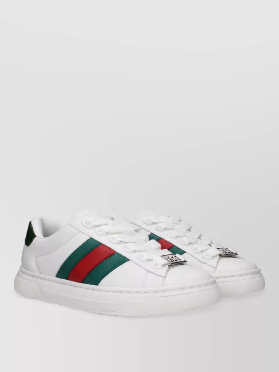 Gucci leather low-top sneakers