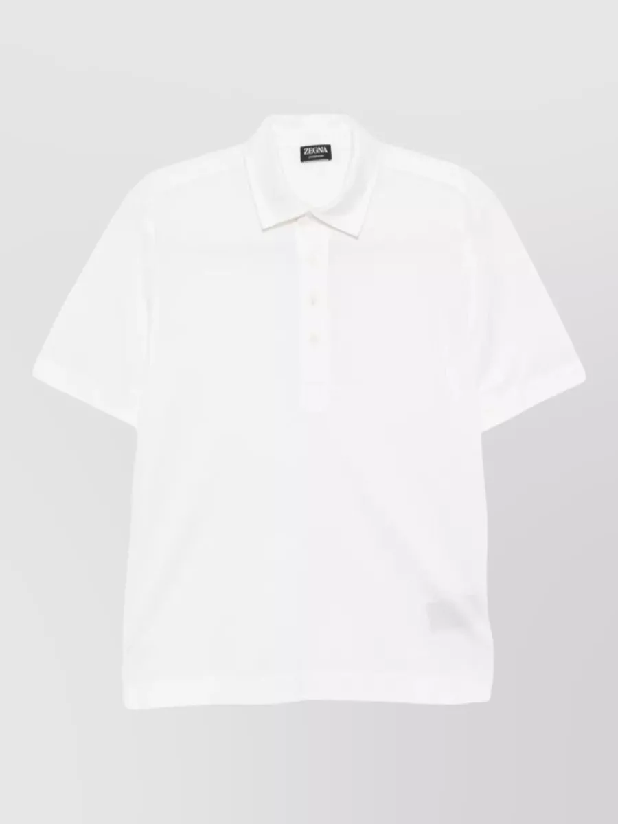 Zegna cotton polo shirt