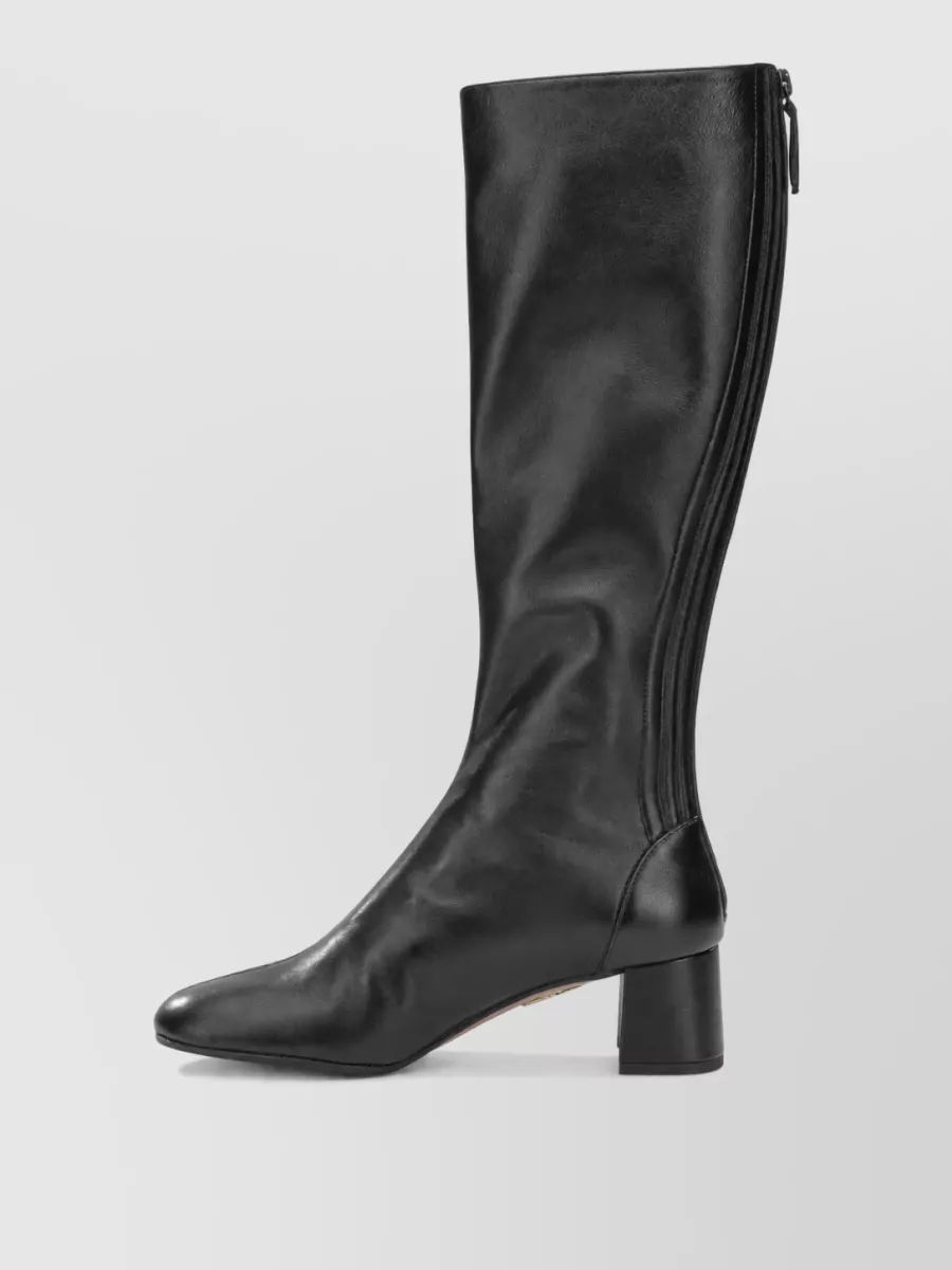 Aquazzura calf leather saint honore 50mm knee-high boots