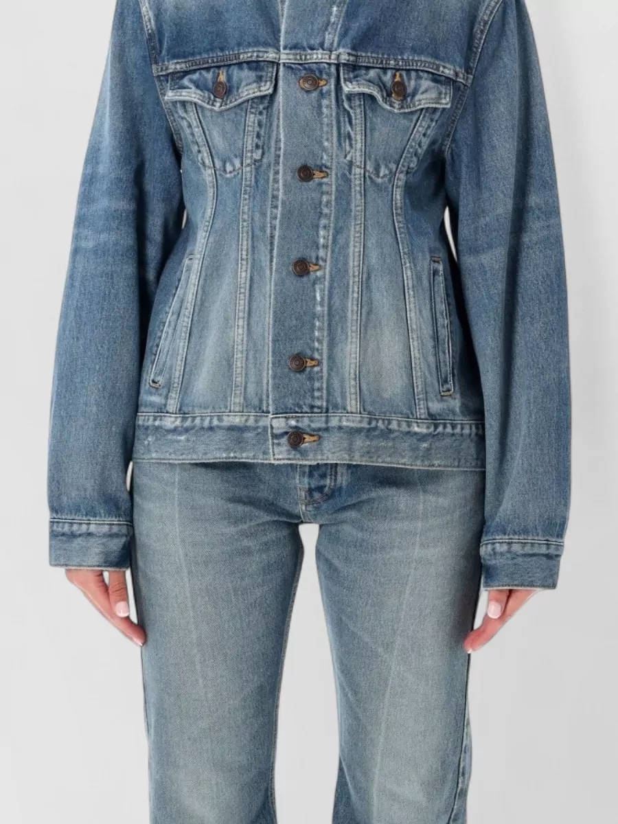 Balenciaga denim hourglass jacket