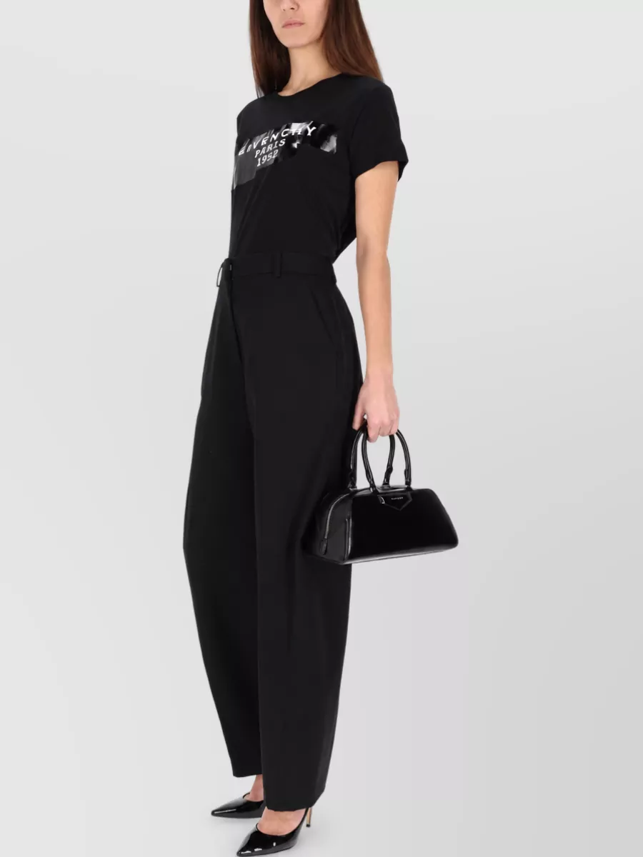 Givenchy Tape Print Crew Neck Regular Fit T Shirt