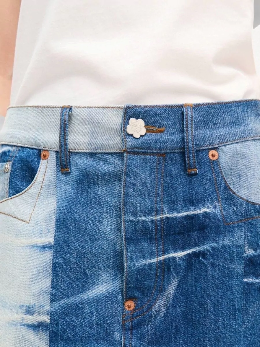 Kenzo Denim Midi Skirt