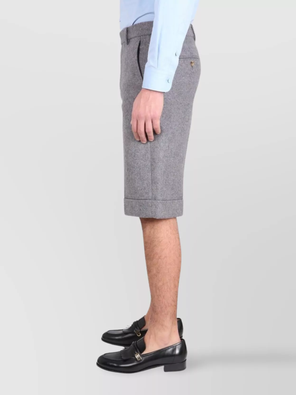 Gucci Casual Melange Fabric Shorts