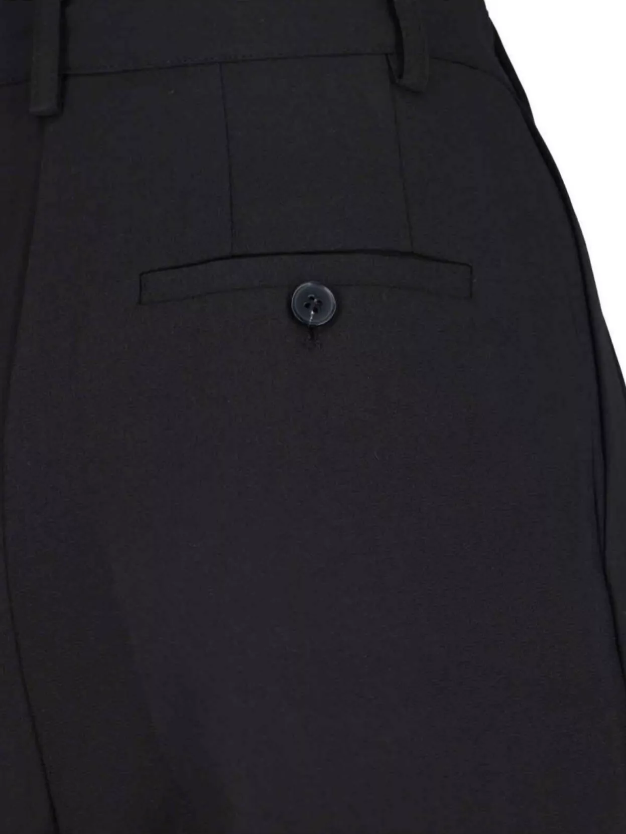 The Frankie Shop Straight Trousers Pleated Belt Loops Pockets