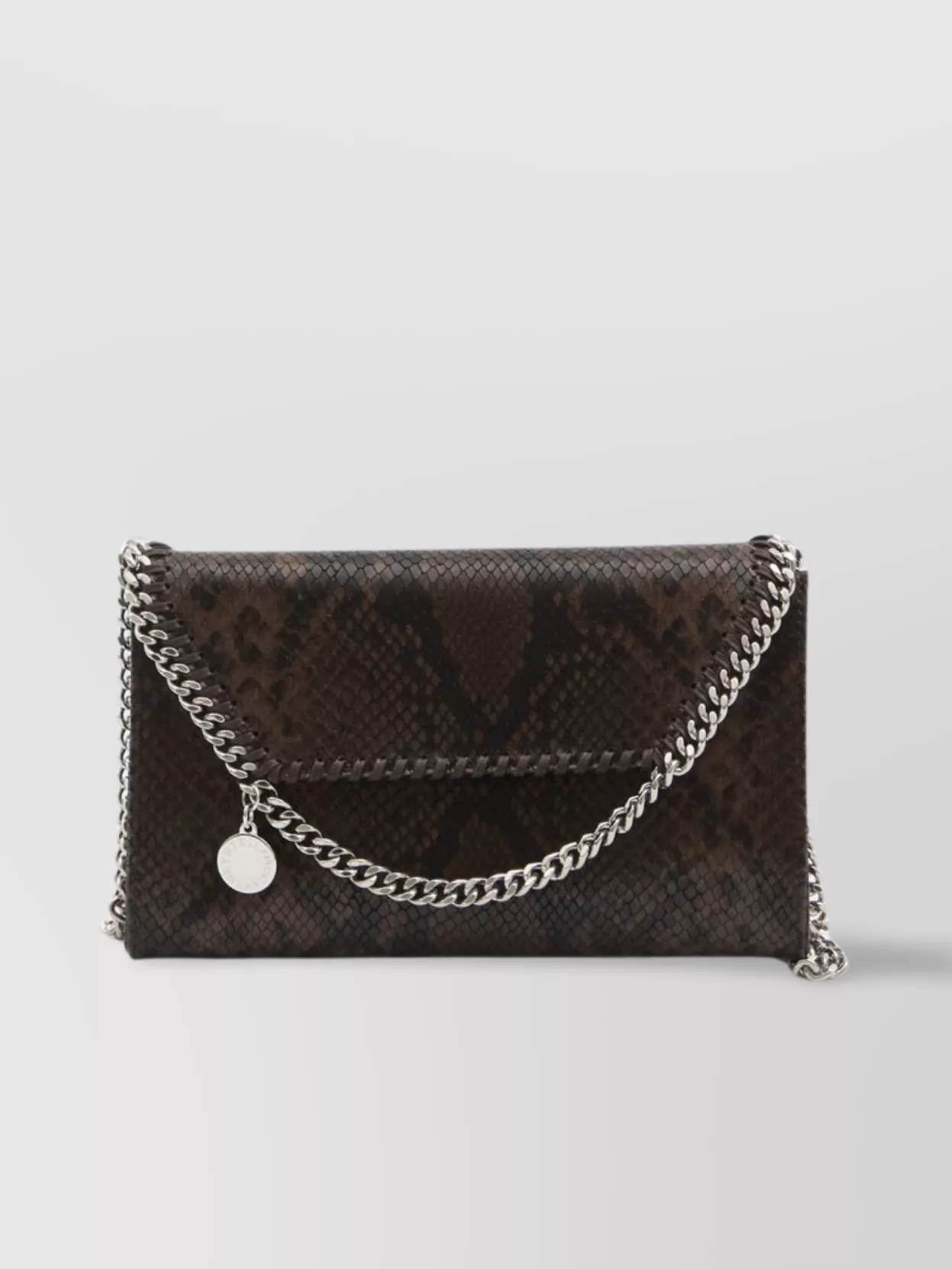 Stella Mccartney Snake-effect Chain Cross-body Wallet
