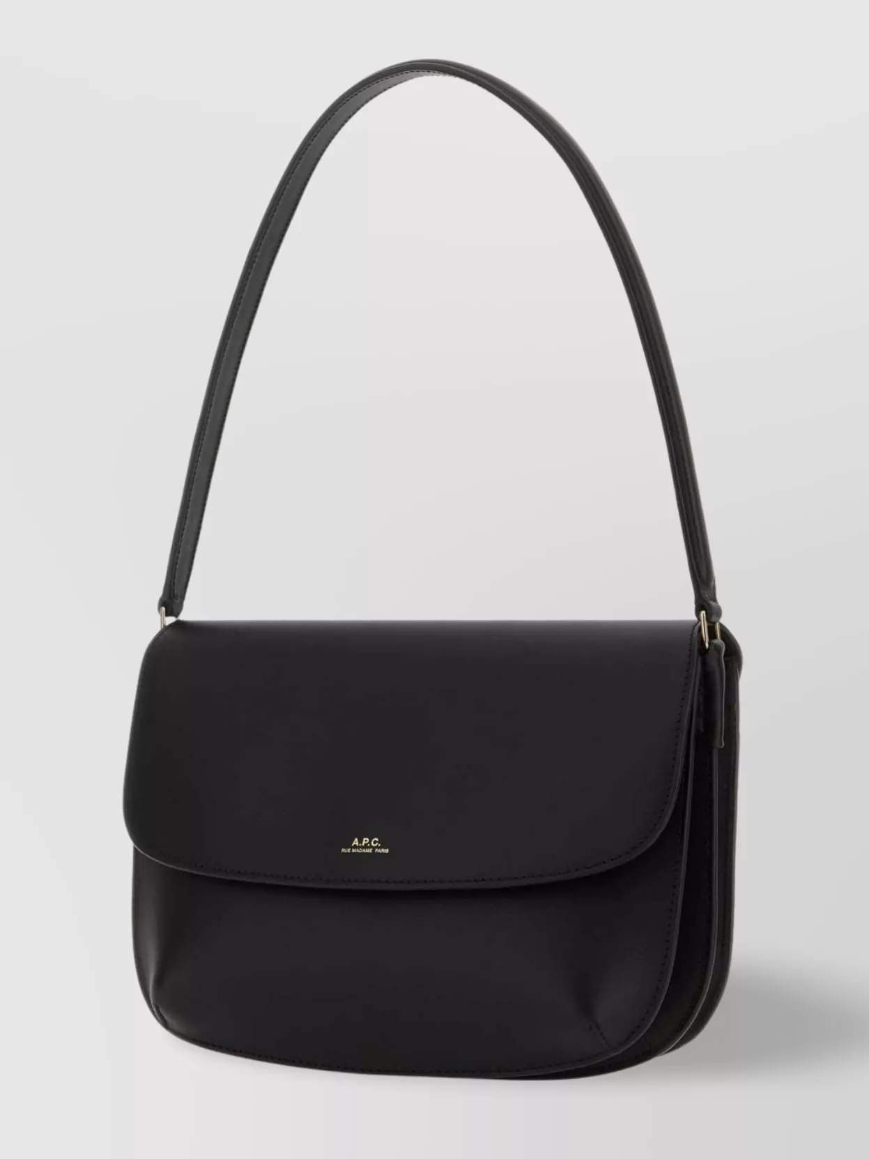 Shop Apc Sara Leather Shoulder Bag