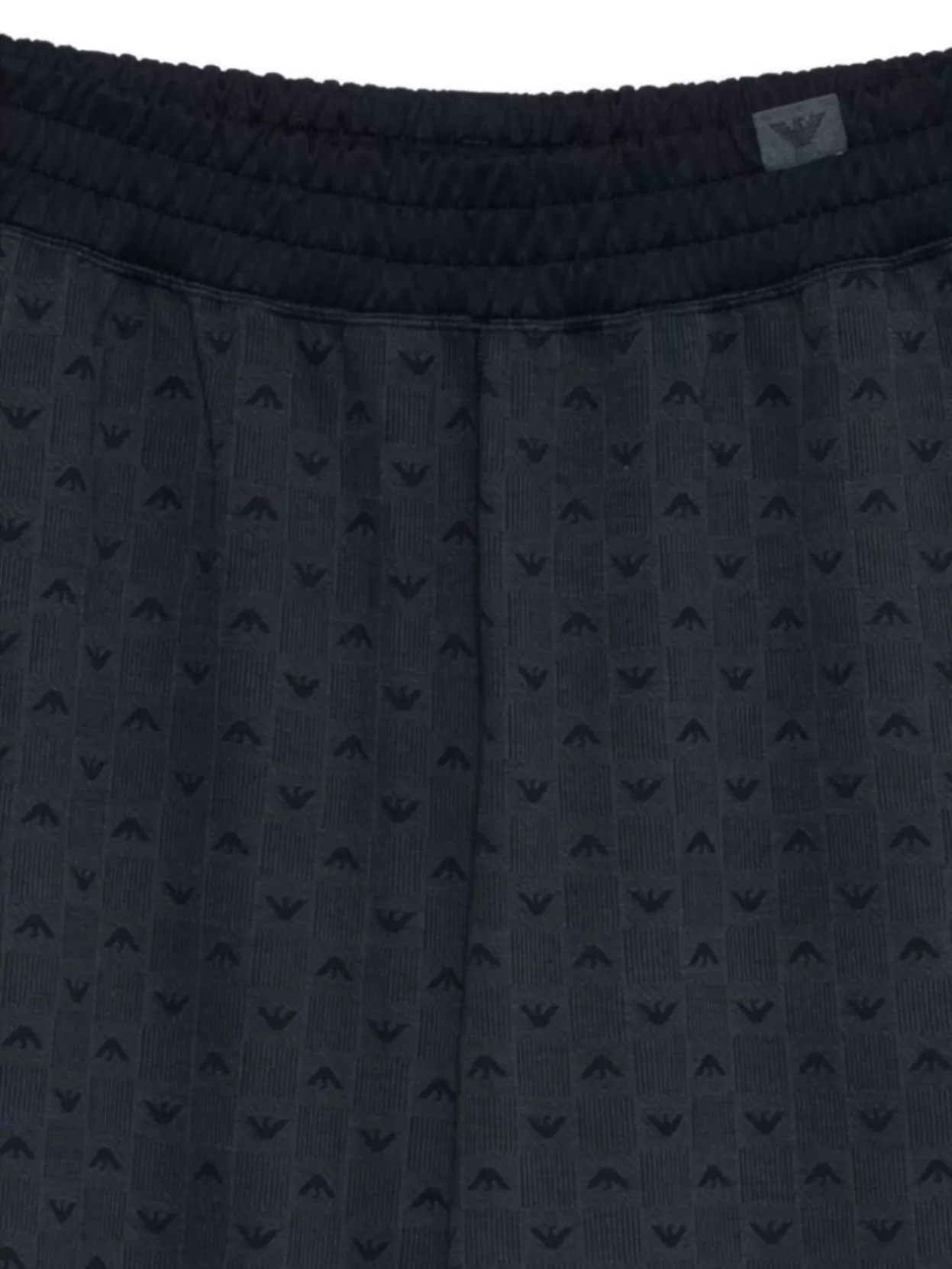 Emporio Armani Comfortable Trousers Featuring Ribbed Elasticated Cuffs