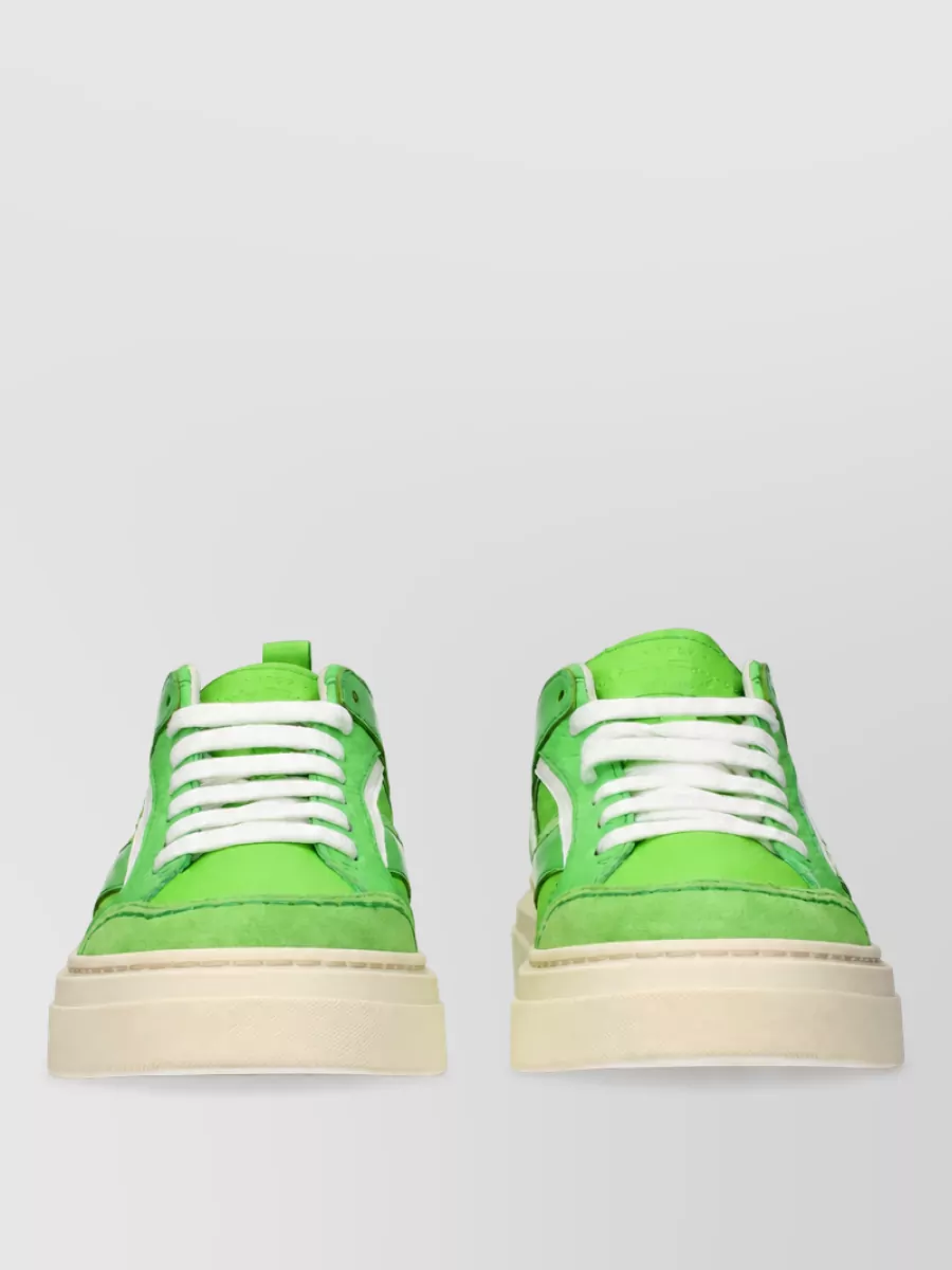 Ferragamo leather low-top sneakers